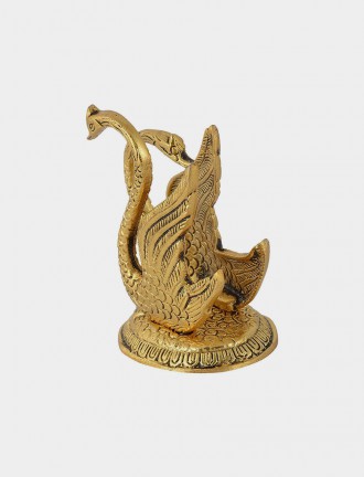 Golden Swan Duck Napkin Holder