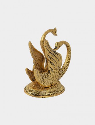 Golden Swan Duck Napkin Holder