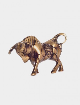 Brass Kamdhenu Cow Sculpture