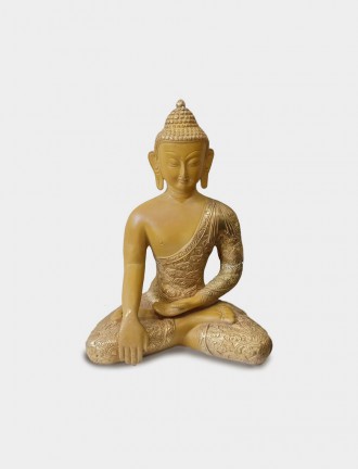 Gautam Buddha Brass Statue