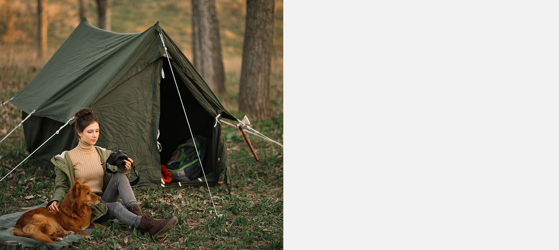 Ten out of ten for living in a Tent!