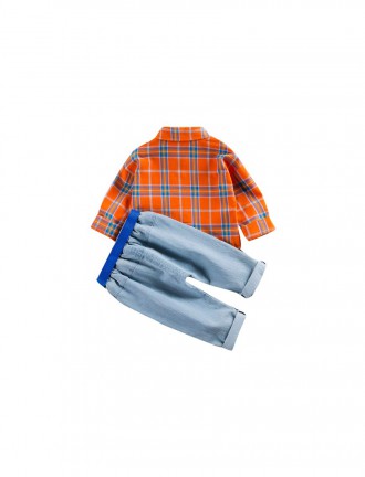 Button-Up Shirt & Jeans