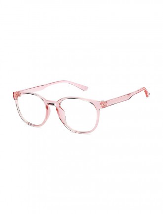 Pink Transparent Round