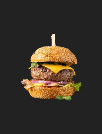 Homemade delicious Burger