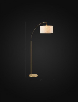 Rivet Modern Floor Lamp