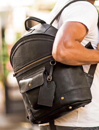 Silas Leather Backpack