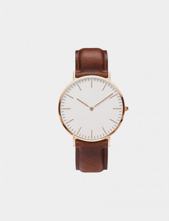 Italian Brown Leather Band