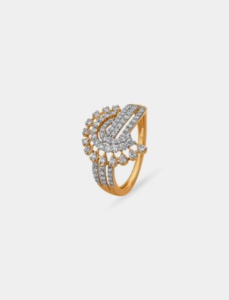 Gleaming Gauri Diamond Ring